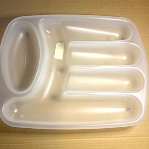 MONGARDI Clear Utensil Cutlery Tray Made in Italy